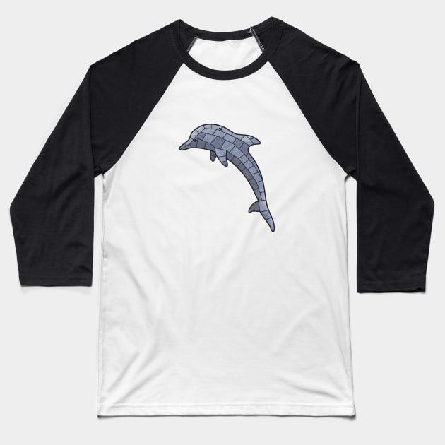 Bottlenose Dolphin Baseball T-Shirt by DesignsByDoodle